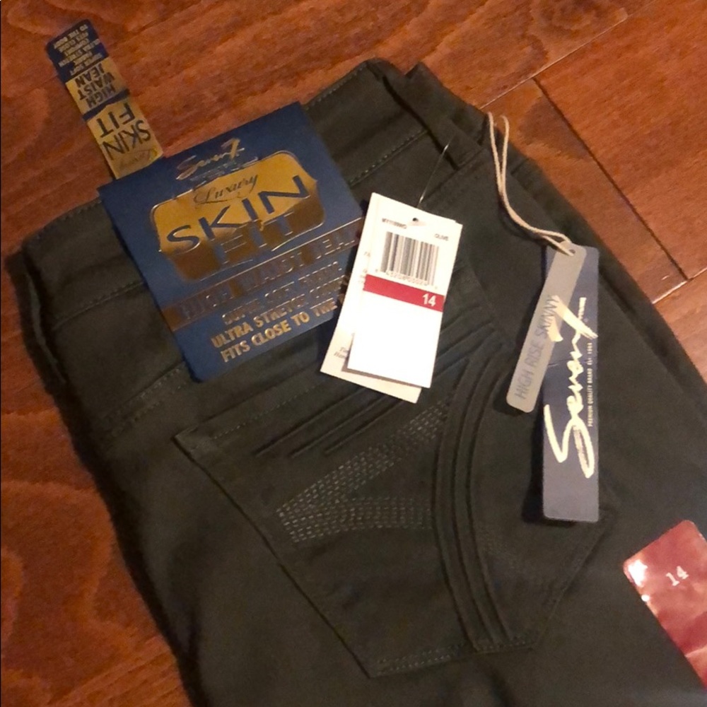 Seven high rise skinny jeans ss 14